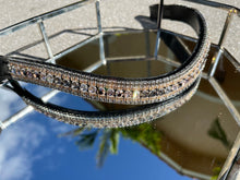 Swarovski Tiffany Grey, Rose Gold Crystal Megabling Browband